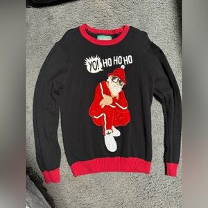 Christmas sweater hiphop santa